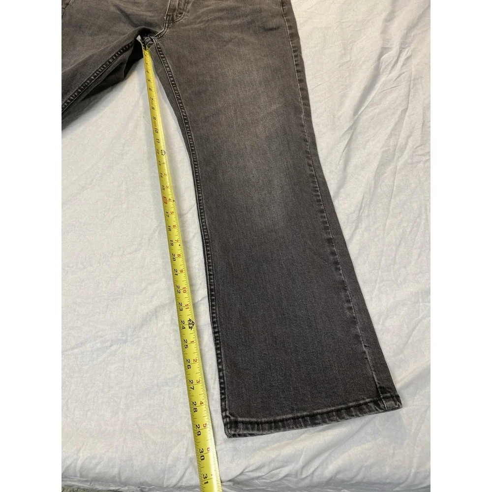 Levi's 514 Straight Fit Jeans Mens 34x30 Gray Wash Denim Stretch